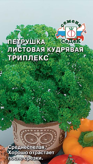 Семена - Петрушка Триплекс (Листовая Кудрявая) 2 гр.